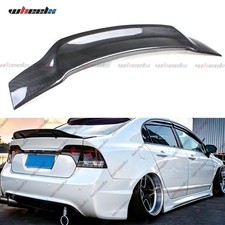 For 2006-2011 Honda Civic Sedan Carbon Fiber R Style Duckbill Trunk Spoiler Lip For 2006-2011 Honda Civic Sedan Carbon Fiber R Style Duckbill Trunk Spoiler Lip