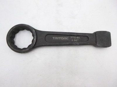 Tritorc TTS-41 Heavy Duty Straight Ring Type Slugging 1-5/8'' Wrench x 245mm L