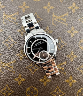 Eberhard & Co. Traversetolo Sport Acier Stainless Steel Black Dial Top Condition