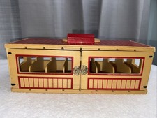 Melissa  Doug Show Horse Stable Case 8 Stalls Wooden Double Doors, Some Wear