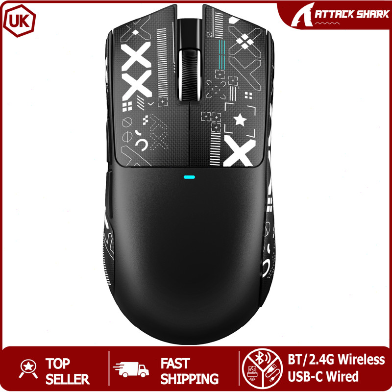 ATTACK SHARK X11SE Wireless Gaming Mouse, 63g Superlight PixArt PAW3311 Sensor