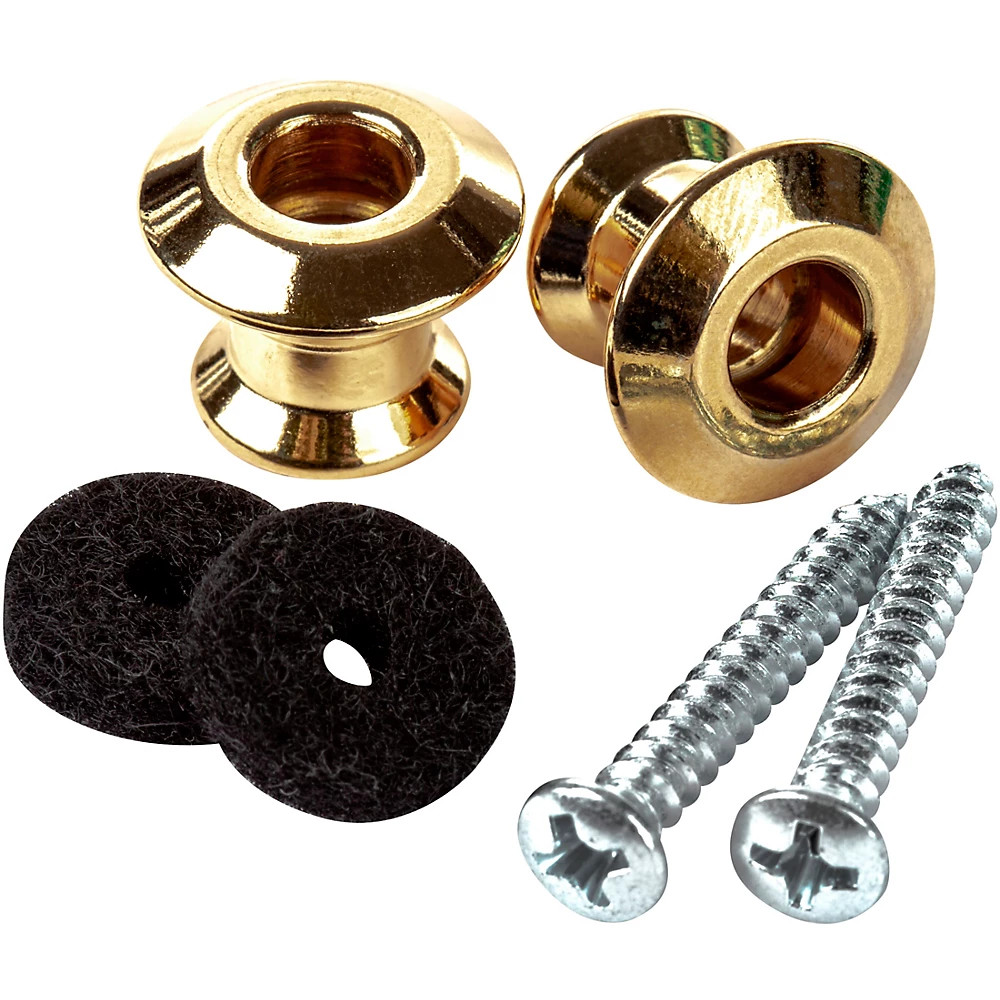 Dunlop Straplok Dual Design Strap Button Set Gold 3490₽