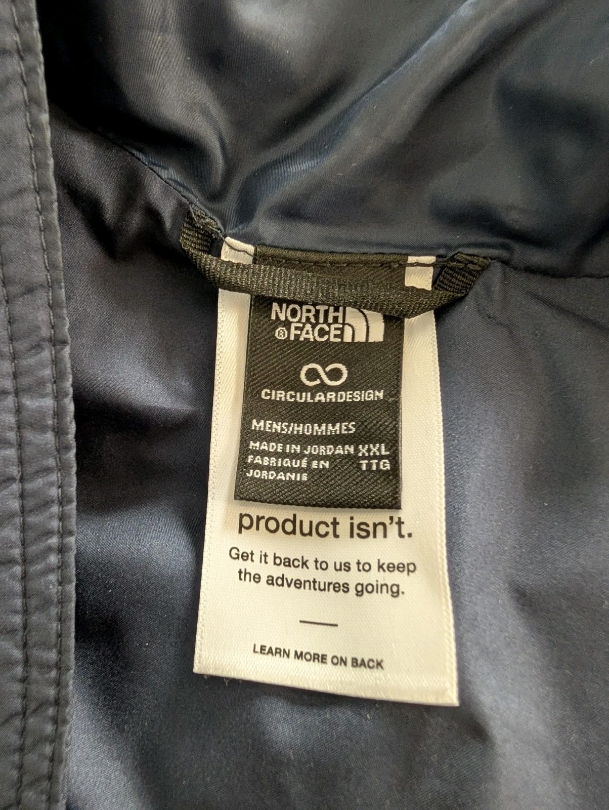 NWT Men's North Face Thermalball Eco Insulated Puffer Jacket XXL 2XL Navy $230 thumbnail 6
