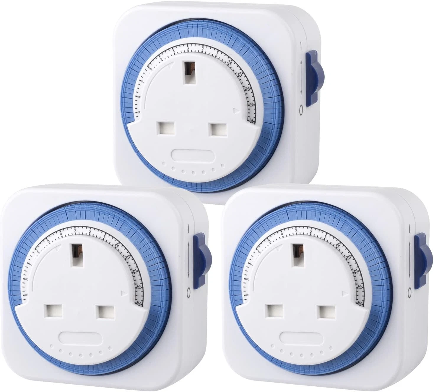HBN Mechanical Timer Plug Socket, 24 Hour Programmable Energy Saving