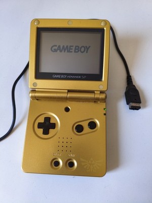 Nintendo Game Boy Advance SP Zelda Edition, Gold Limited Edition GBA SP Console
