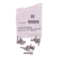 Lot of 15 Richard Manno WFTSSS8 Washer Face Thumb Screw, #8-32 Thread x 3/4in L