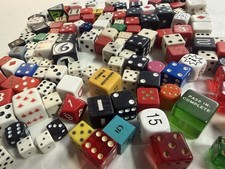 Huge Vintage Dice Lot Color Casino Poker Yaht...