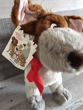 NEW Disney Oliver  Company 12" Plush Dodger Dog Stuffed Animal 1988 W Tags