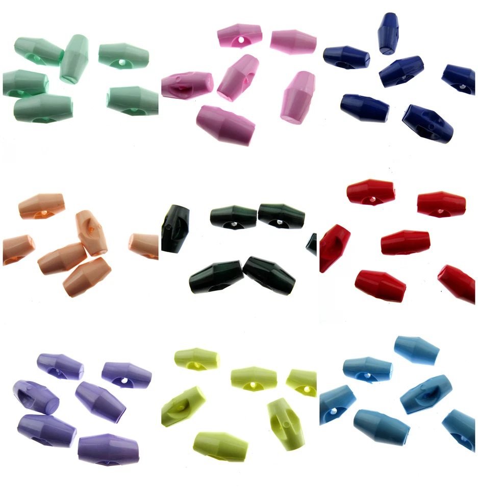 Bright Baby Toggle Buttons Plastic 19mm Choice of Colour & Quantity CT1 - Image 4 of 4