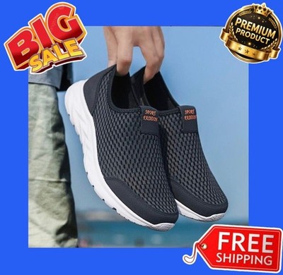 Men's Casual Slip on Shoes Athletic Running Outdoor GYM Sneakers Tennis Walking.