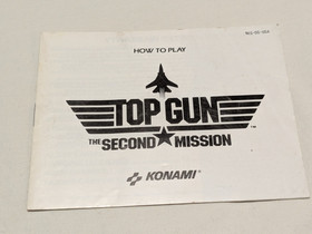 Star Voyager & Top Gun The Second Mission NES Nintendo & Manuals, Tested& Work