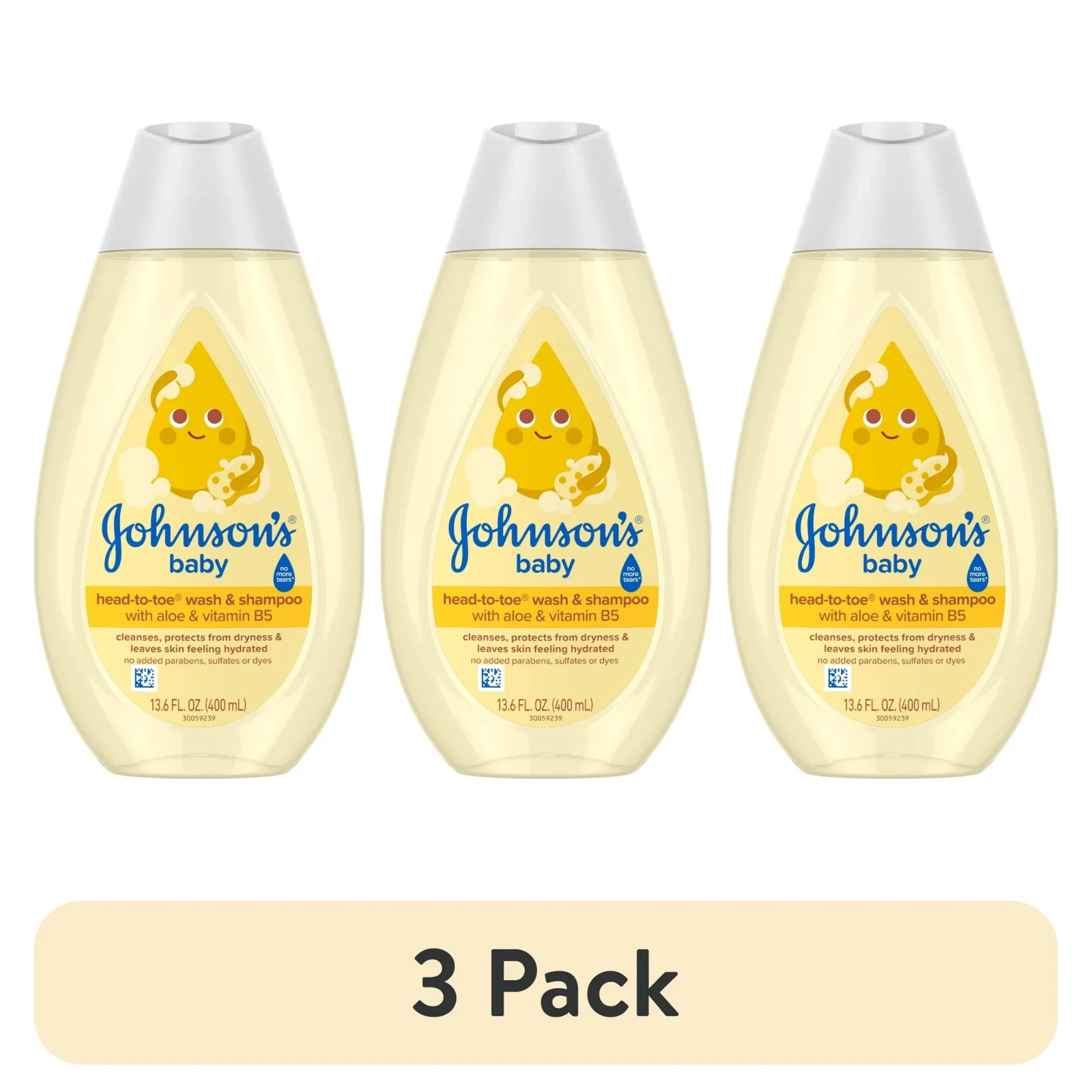Johnson's Baby 13.6 fl. oz Head to Toe Baby Body Wash and Shampoo 3 Pack
Opens in a new window or ta