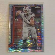 Topps Chrome Joey Bosa Chrome Parallel #36 Buffalo Bills Football Card