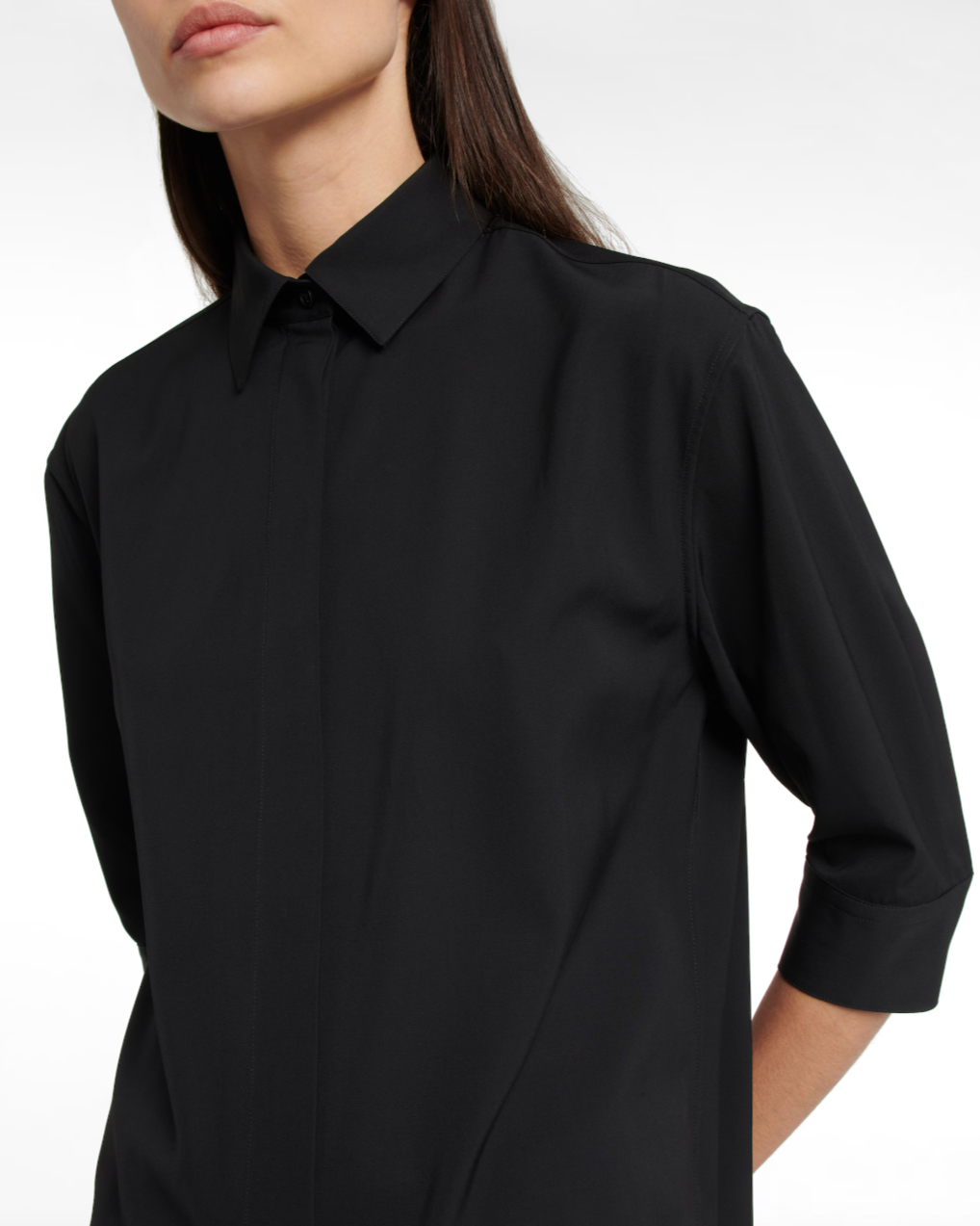 FILA Camicia The Row 'Elada' in marrone fumè taglia 2 nuova con etichette