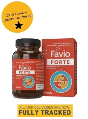 Favio Forte Multivitamine zur Blutzuckerkontrolle für Diabetiker x60 Tabletten Wedo