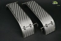 1:14 DoppelkotflüGel Rund Aus Edelstahl Mit Riffelblech Lesu / Thicon-Models