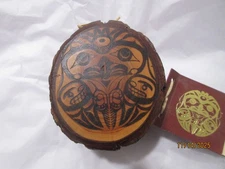 Handmade Wood Trinket Box Tsimshian Indigenous Artist Bill Helin Gitgeese Tribe