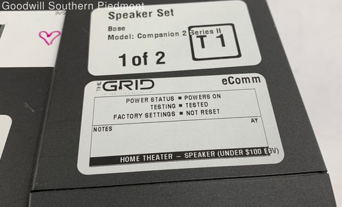 Bose Companion 2 Series II Wired 3.5mm Computer Speakers - Tested - 第 6/6 張圖片