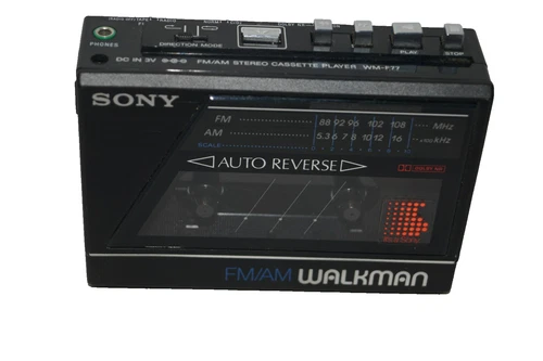 Vintage SONY Walkman WM-F77 Stereo Cassette Player FM/AM For Parts Repair ONLY
