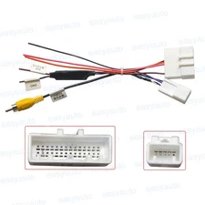 Car Rearview Back up Camera Reverse Video Adapter for Subaru 2015~24 Retain OEM