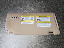 06 - 12 Subaru Tribeca Left Driver Sun Visor Shade Lighted Homelink Tan Used Oem 06 - 12 Subaru Tribeca Left Driver Sun Visor Shade Lighted Homelink Tan Used Oem