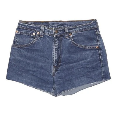 LEVI'S Shorts en Jean Bleu Décontractés Femme S Coton Mélangé - Photo 1/4
