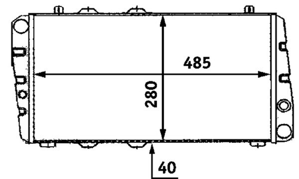 MotorküHler WasserküHler Mahle Cr 453 000S FüR Skoda Favorit 781 Forman 785 Pick-image