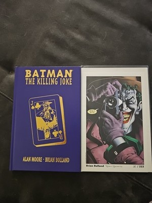 BATMAN:THE KILLING JOKE deutsch HC Brian Bolland 2x signed +Artprint DE F12 