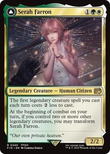 Serah Farron // Crystallized Serah #240 Final Fantasy MTG Rare