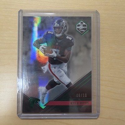 KYLE PITTS SSP 2022 Limited Emerald Green Spotlight Holofoil #7 Number Match!!