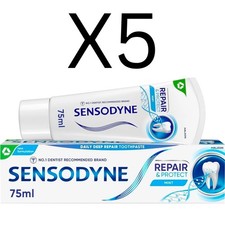Image of Sensodyne Repair And Protect Toothpaste 5 X 75 ml Multi Pack MINT
