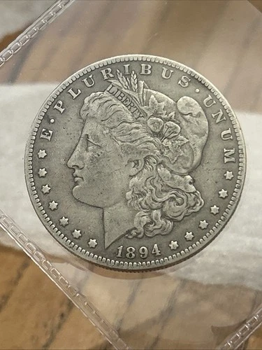 1894-O Morgan Dollar  VF- Very Fine 90% Silver $1 US Coin # 2713