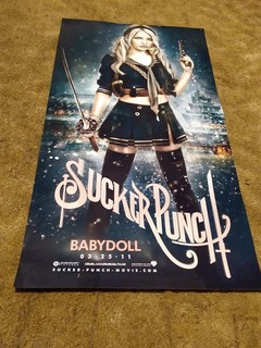 SUCKER PUNCH BABY DOLL 2011 ORIG DOOR PANEL 27X48 MOVIE POSTER ROLLED