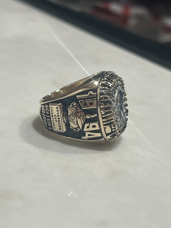 Richmond Atlanta Braves 1994 ¡Anillo de oro de 10 quilates campeones "internacionales" de béisbol! Foto 3 de 4