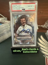 🔥 GRAIL ALERT: 2021 Bowman Chrome Henry Davis DRAFT NIGHT AUTO PSA 10/10! 🔥