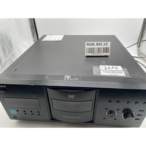 Sony DVP-CX995V Disc Explorer 400 CD/DVD Player Changer Black - Picture 9 of 9