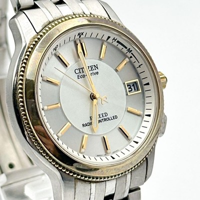 [18.5cm Wrist] Citizen Exceed EBG74-2642 Eco-Drive Titanium Excellent