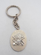 Bersaglieri: 925 Silver Keychain with Badge - Symbol - Army -