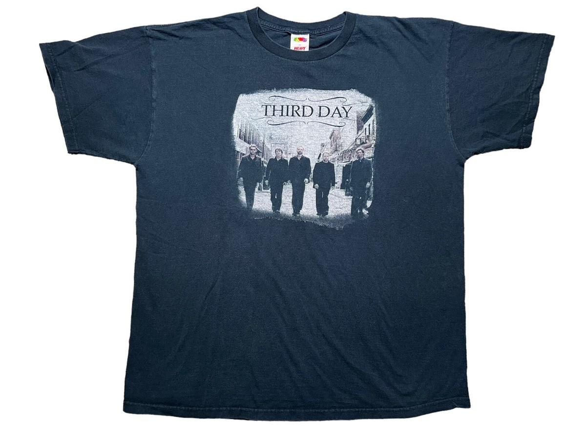 Vintage Third Day T-Shirt Band Wherever You Are Black Vintage Third Day T-Shirt Band Wherever You Are Black