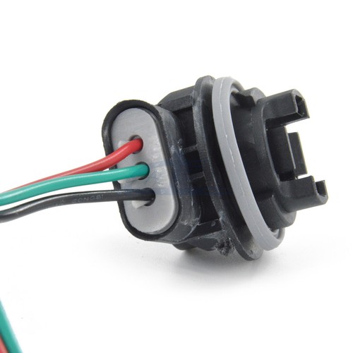 2Pcs 3157 Bulb Socket Brake Front Turn Signal Light Harness Wire Plug Connector - Foto 7 di 12