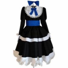 NEW Heroine anarchy black dress cosplay costume