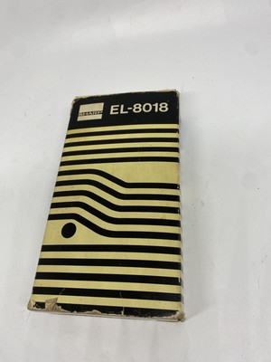 VINTAGE SHARP ELSI-MATE EL-8018 ELEKTRONISCHER TASCHENRECHNER GESAMTSPEICHER VERPACKT HANDBUCH
