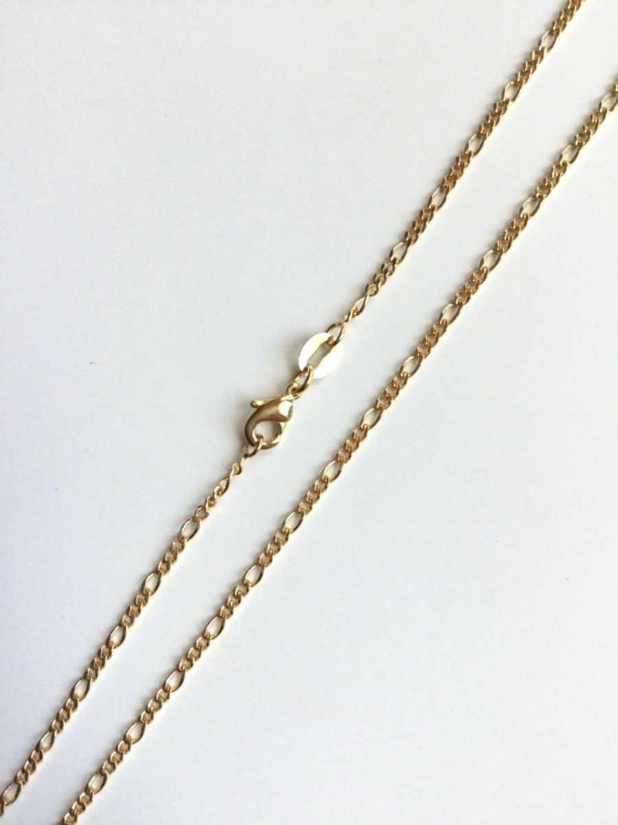 Collana Farfalla Piena In Oro 18kt – 20 Pollici, Con Zirconia, Chiusura Aragosta - Foto 1