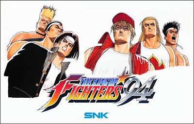 King of Fighters 94 SNK Arcade Neo Geo Classic Video Game Poster