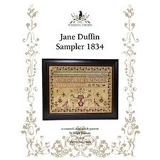 Jane Duggin Sampler 1834~The Wishing Thorn