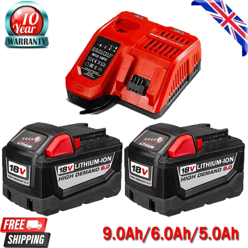 Milwaukee 18v 9ah sale battery