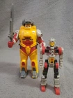 Vintage G1 Transformers Pretender LANDMINE w/ Inner Robot Sword & Helmet 1989