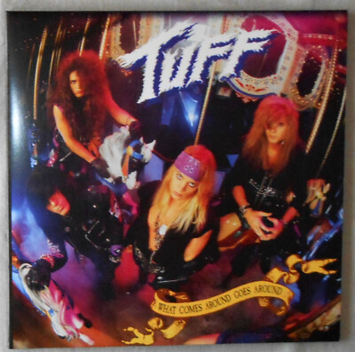 Tuff - What Comes around Goes Around /Vinyl LP,Foc+Ois/pink Vinyl/Glam Rock/rem.