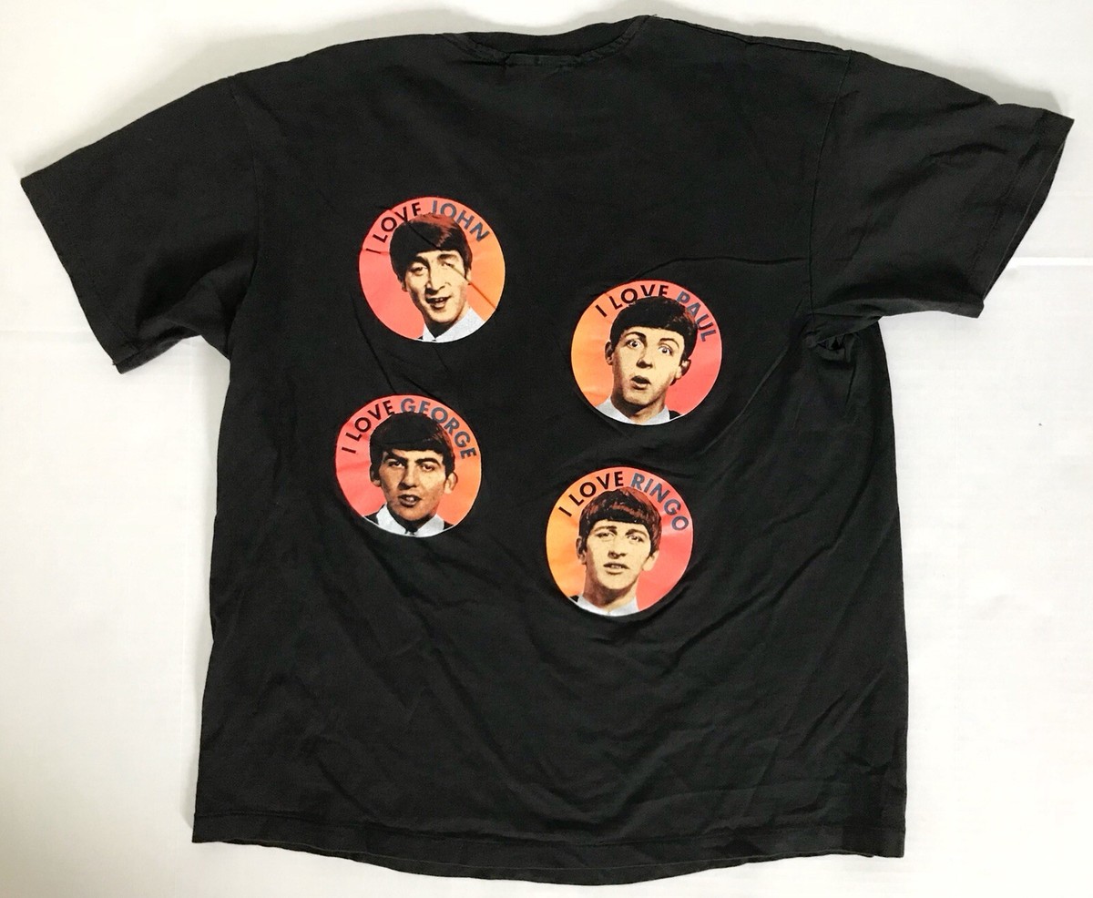 Vintage 90s Beatles Tshirt Men's X-Large Made In USA | eBay