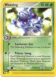 Pokemon EX Ruby & Sapphire  24/109 Weezing Card 